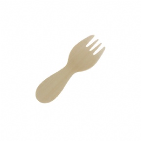 80mm Birch Wood Spork